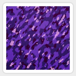 Camouflage - Purple Sticker